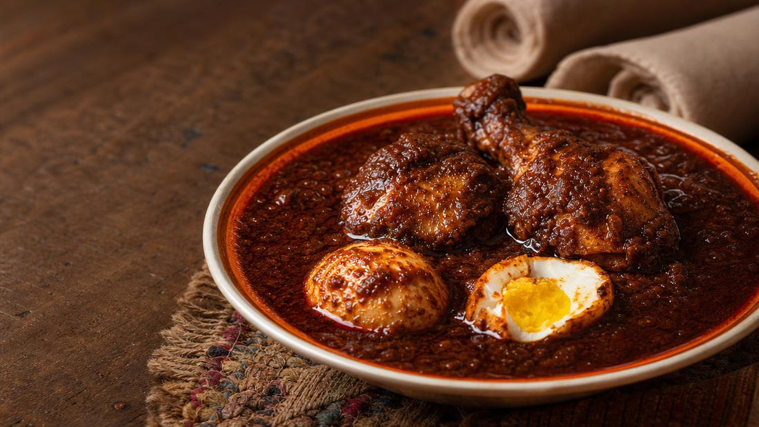 How to make spicy Ethiopian and Eritrean Chicken Stew (Doro Wat)
