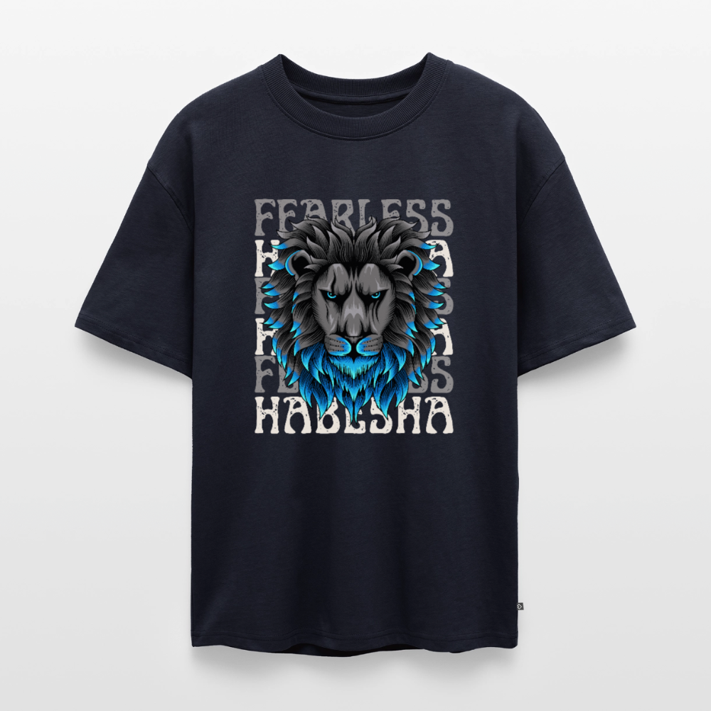 Unisex Premium Oversized Organic T-Shirt - navy