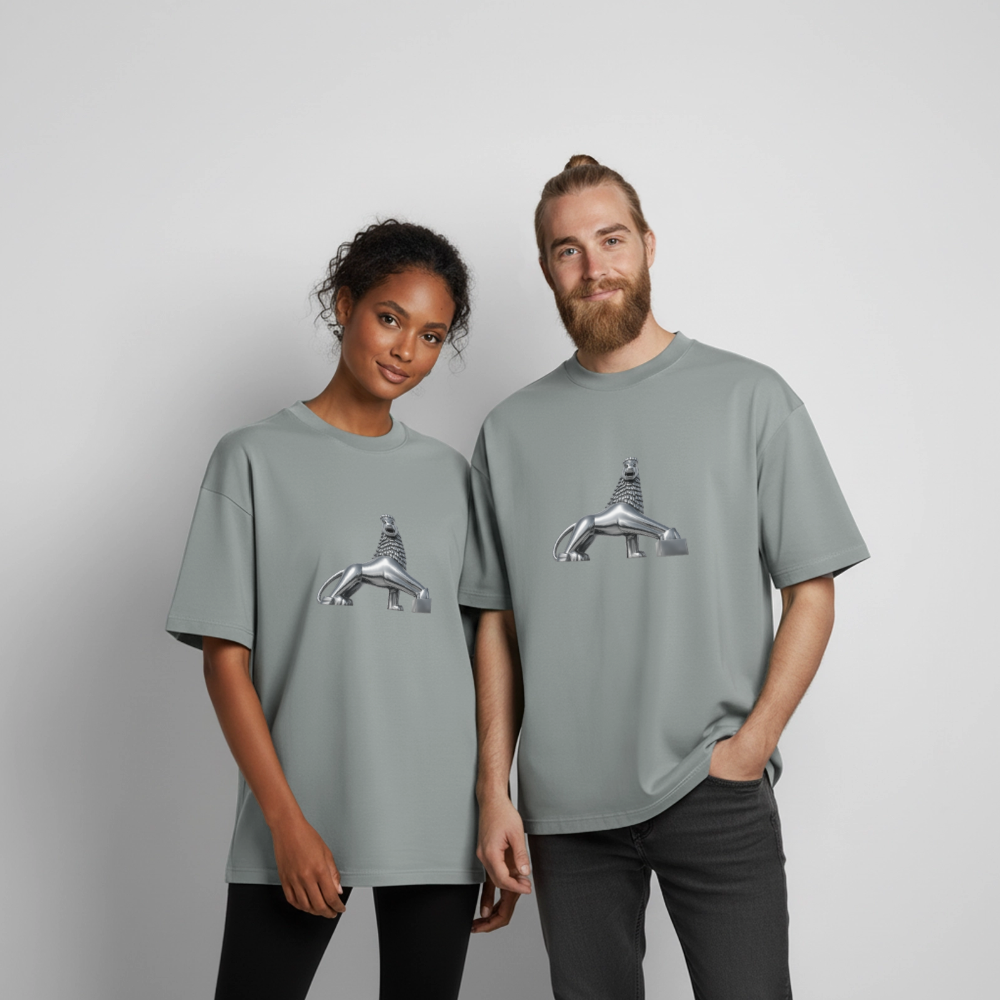 Boxy Heavyweight Unisex Organic T-Shirt by Stanley/Stella - misty grey