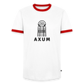 Men's Ringer Shirt - white/red 