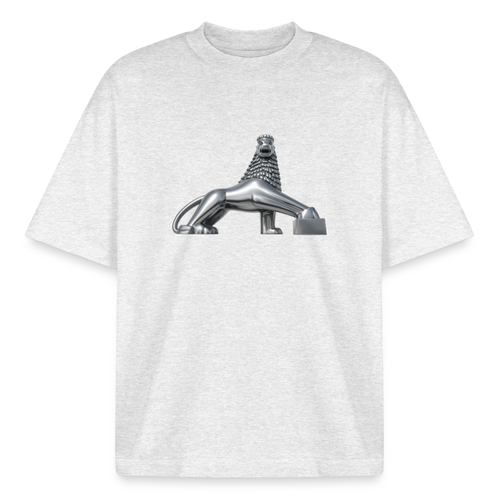 Boxy Heavyweight Unisex Organic T-Shirt by Stanley/Stella - cool heather grey