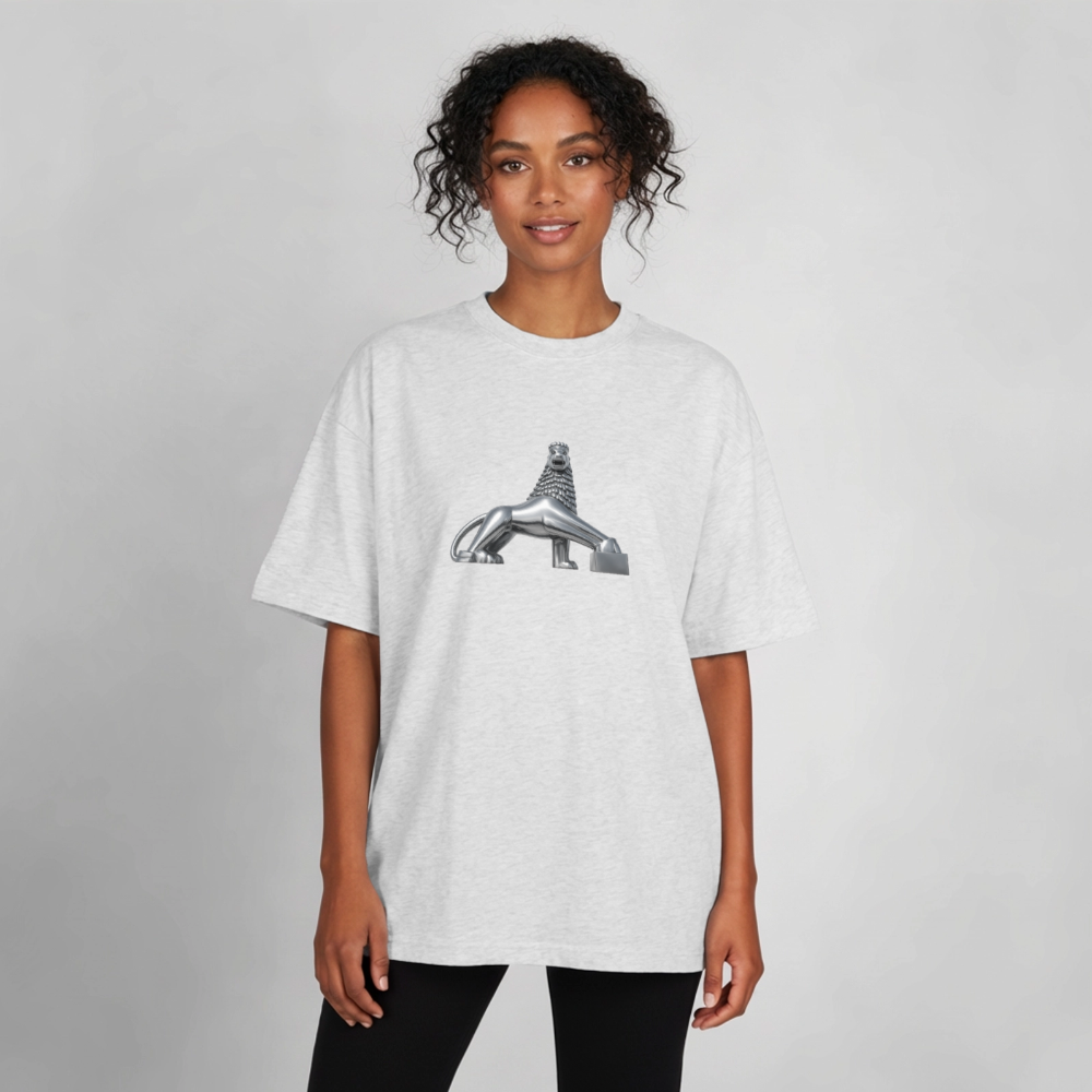 Boxy Heavyweight Unisex Organic T-Shirt by Stanley/Stella - cool heather grey